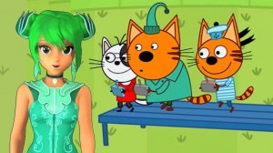 ГОНКИ НА УПРАВЛЯЕМЫХ МАШИНКАХ С ДЕВОЧКОЙ АВА 🐱 Три Кота БОЛЬШИЕ ГОНКИ  🐱 МОНСТР ТРАК 🐱 #03