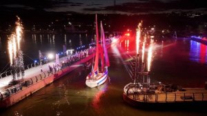 На «Алых парусах» в Петербурге показали фрагмент праздника выпускников в Мариуполе