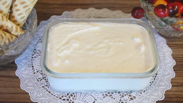 Домашнее мороженое пломбир. Вкуснейшее мороженое на десерт. смотреть онлайн