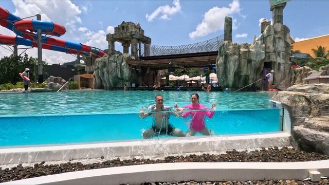 VLOG 4// поездка в аквапарк Andamanda и ночной рынок смотреть онлайн