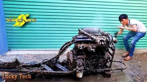 САМОДЕЛЬНАЯ ЯХТА ИЗ ВСЯКОГО ХЛАМА СО СВАЛКИ С ДВИГАТЕЛЕМ С МОРСКОГО ДНА ✦ 145 ✦ Lucky Tech