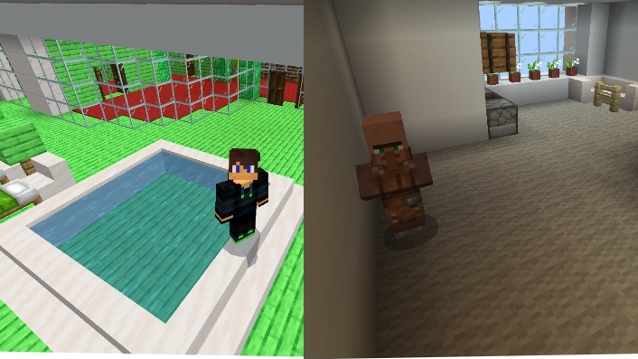 Я поменял свою квартиру на квартиру жителя миллионера на 24 часа челенж в Майнкрафт {Белчёнок™}