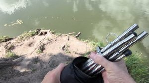 На рыбалку на электровелосипеде.распаковка походного мангала