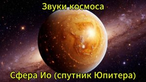 Звуки планет солнечной системы. Звуки космоса Сфера Ио (спутник Юпитера)