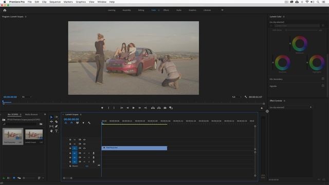 07. Introduction to Scopes in Lumetri смотреть онлайн