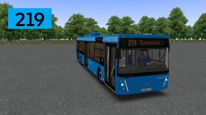 OMSI 2: Автобус №219 Метро Юго-Западная - Матвеевское