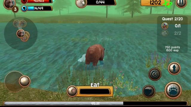 Wild Bear Simulator (android) смотреть онлайн