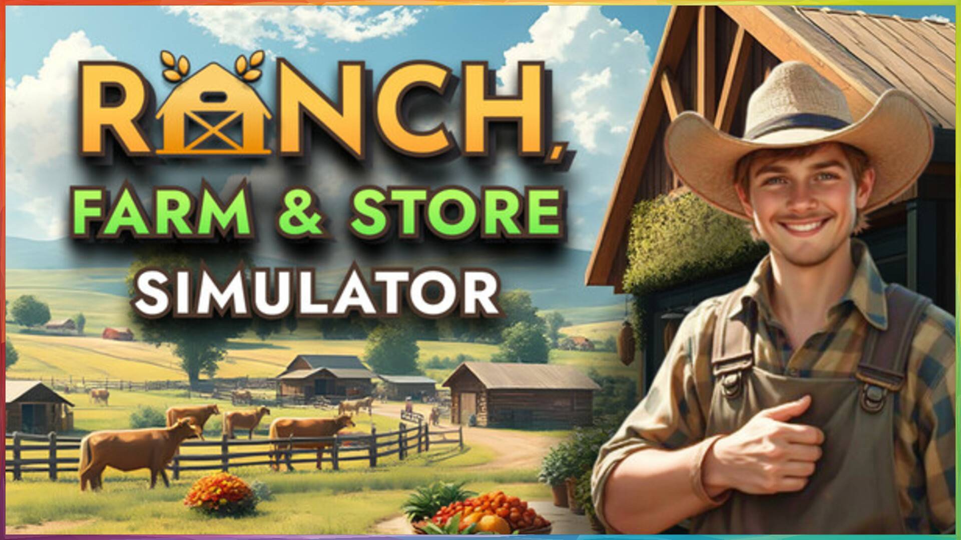 Ranch Farm and Store Simulator #1 Первый взгляд,Открываю бизнес! смотреть онлайн