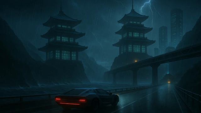 Introspective Focus - Bladerunner  Cyberpunk Ambient Escape - Study- Tokyo Overdrive 2049 - 3 Hours