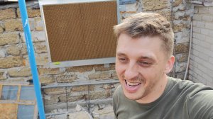 Установил панель охлаждения  в птичник / Остались без света