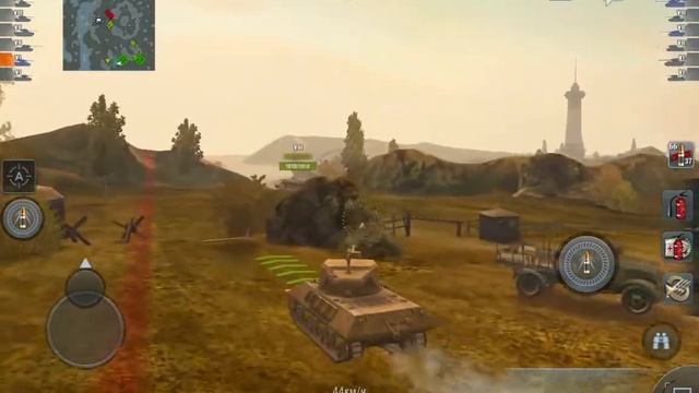 World of Tanks Blitz "Jackson" - не пробил (android) смотреть онлайн