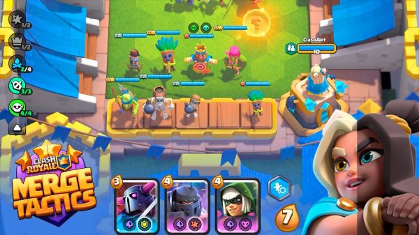 ИГРАЮ в НОВЫЙ РЕЖИМ Clash Royale — ЭТО ПРОСТО БОМБА! MERGE TACTICS