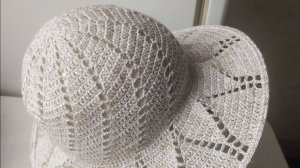 ЛЕТНЯЯ ШЛЯПКА КРЮЧКОМ. МАСТЕР-КЛАСС.