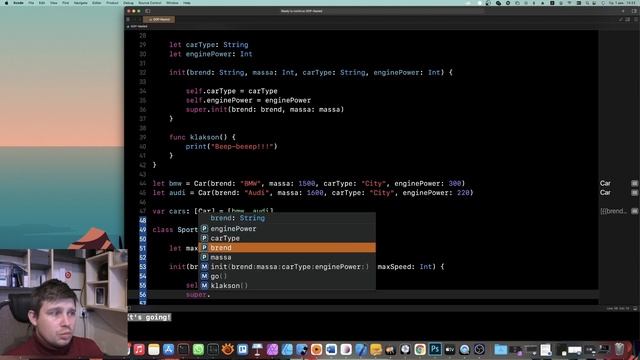 ООП на Swift. Урок 4: Наследование - основы программирования Xcode Swift IOS Apple разработка ПО Mac
