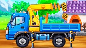 Мультик для детей про машинки - Стройка