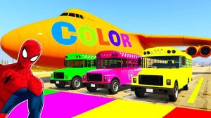 Мультики для малышей. Мультики про школьные автобусы. Мультики для детей.