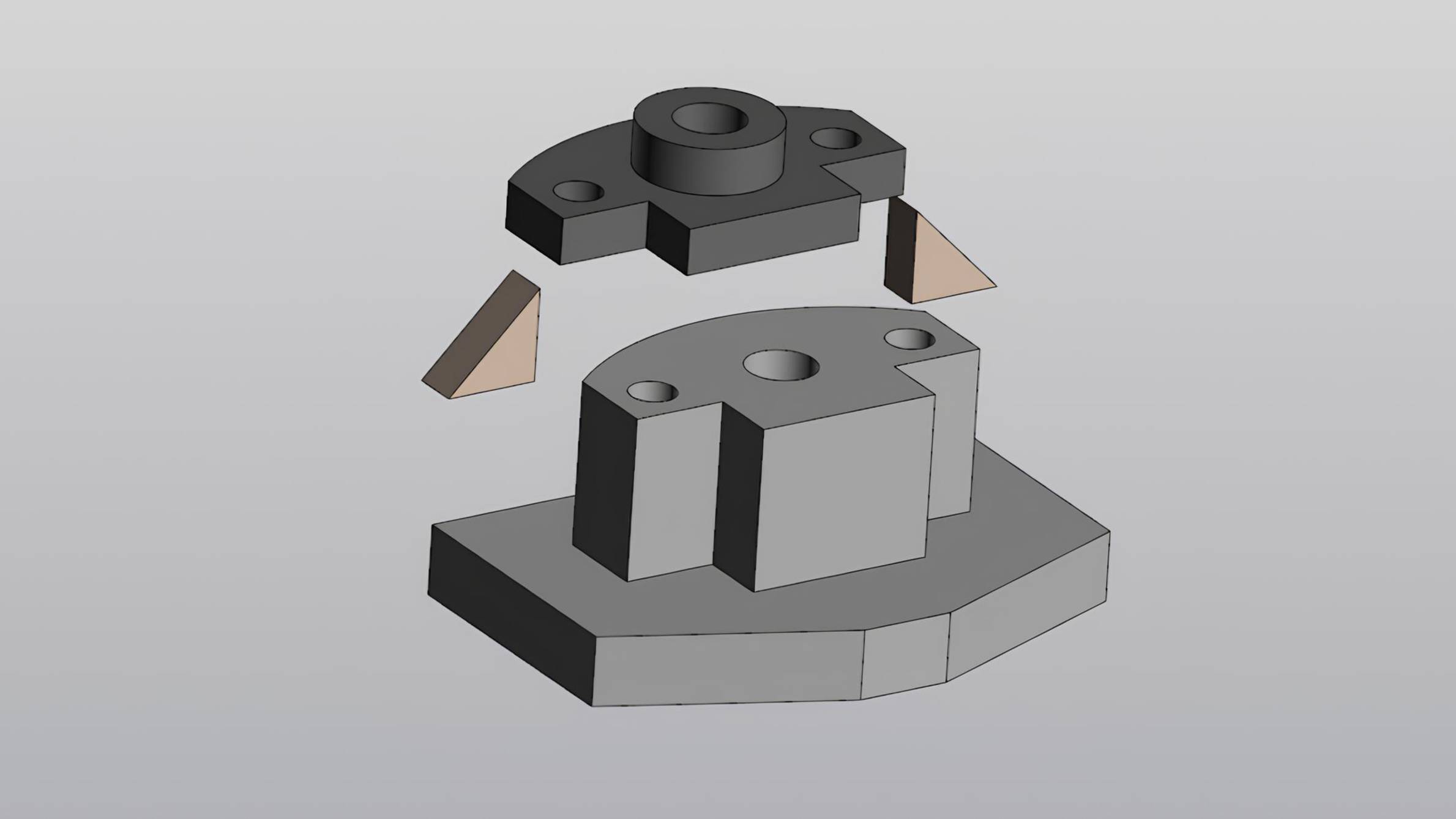 Как создать сборку из деталей в 3D с сборочным чертежом и спецификацией 1 из 2 в уроке по КОМАС 3Д смотреть онлайн