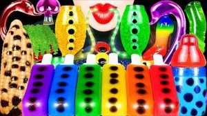 Асмр разноцветные напитки