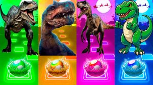 Динозавры - Мультики про Динозавров | МУЛЬТФИЛЬМЫ ДИНОЗАВРЫ в Tiles Hop 102 серия