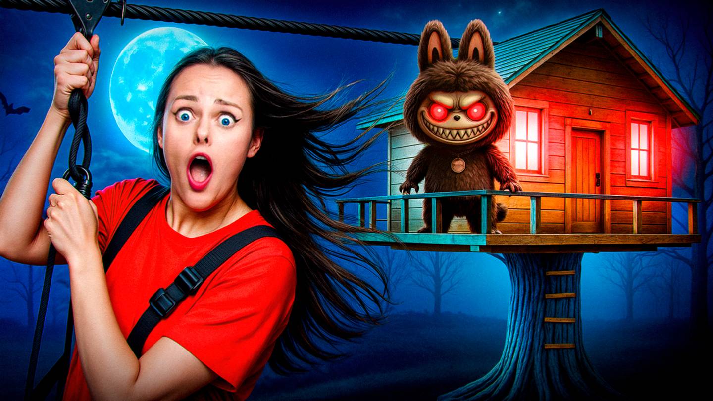 СЕРЬЁЗНО Я НАШЛА ДОМ ЛАБУБУ НА ДЕРЕВЕ в Реальной Жизни! смотреть онлайн