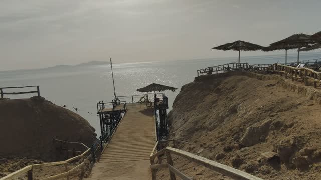 Пляж, ресторан, питание в отеле Sharm Reef Resort 3* Шарм эль Шейх, Египет. смотреть онлайн