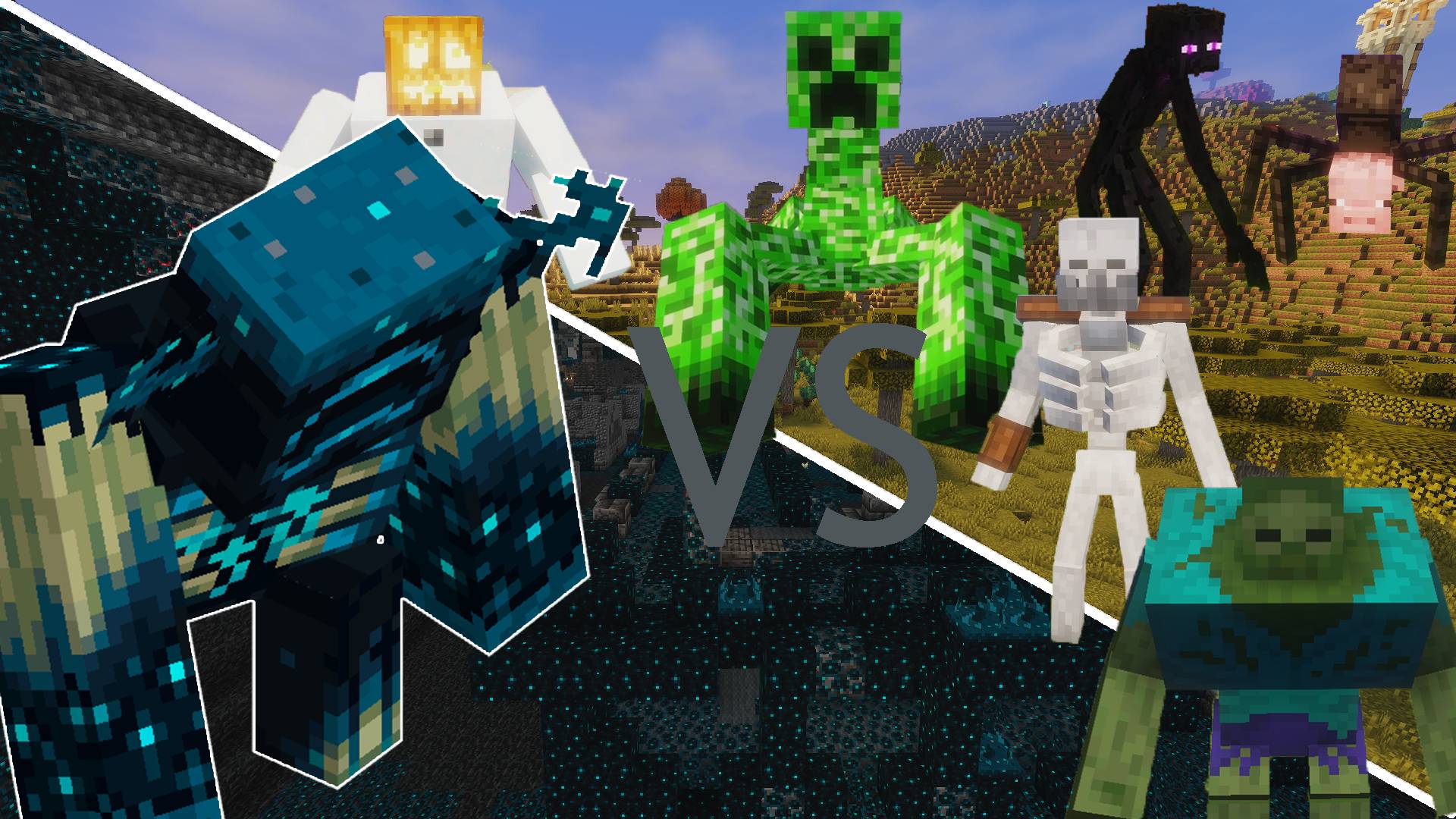 Майнкрафт но Варден против всех мутантов