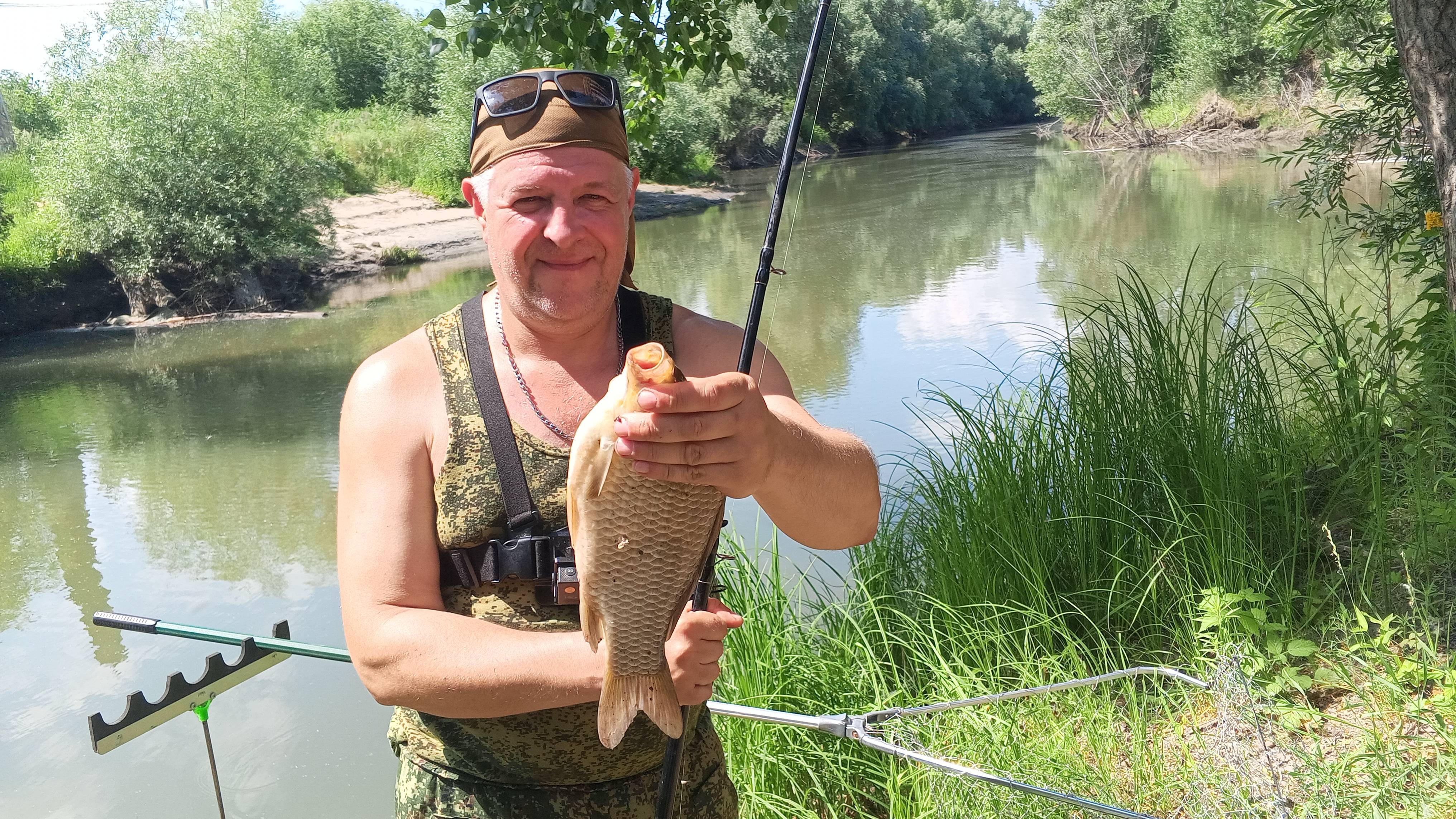 Карась на донки. Летняя рыбалка. смотреть онлайн
