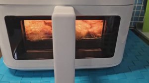 ✅Крылышки и картошка фри в аэрогриле.