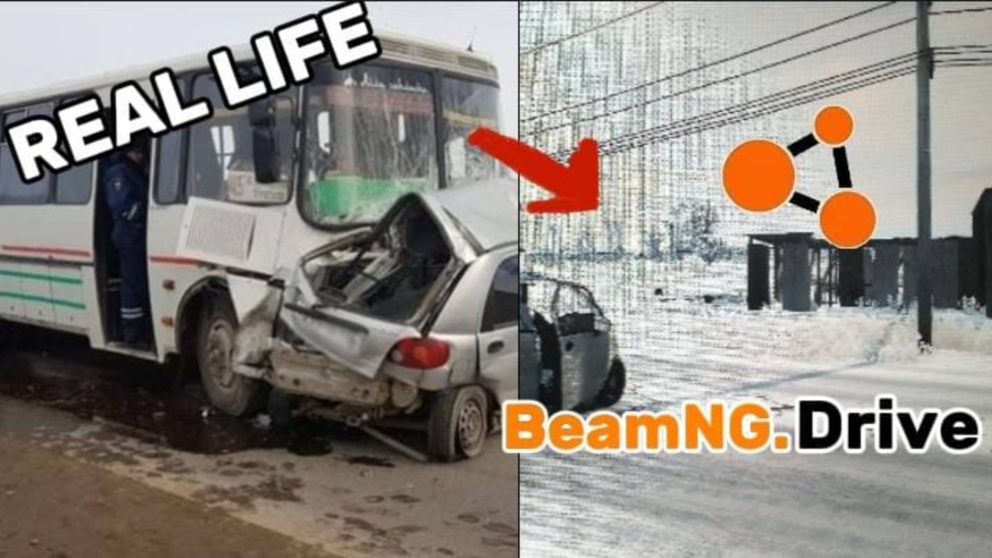 Авария на реальных событиях в BeamNG.Drive | #7