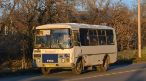 Автобус ПАЗ-32054 (АС 927 22). Покатушки по Новоалтайску.