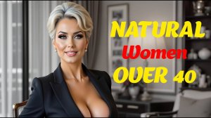 Natural Older Woman Business Woman - Women over 40