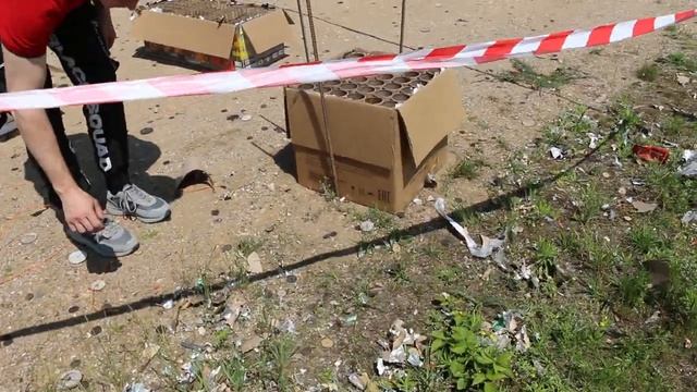 обзор батарей салютов на следующий день после отстрела смотреть онлайн