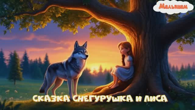 Сказка снегурушка и лиса мультфильм |АудиоСказка|народные|детские|рассказ|онлайн|мультфильм| смотреть онлайн