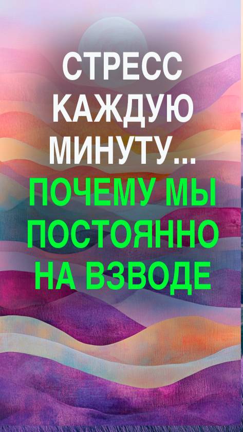 Стресс каждую минуту — почему мы постоянно на взводе
