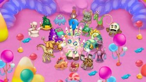 Старый Дизайн Монстров на острове Конфет (My Singing Monsters, Мои Поющие Монстры)