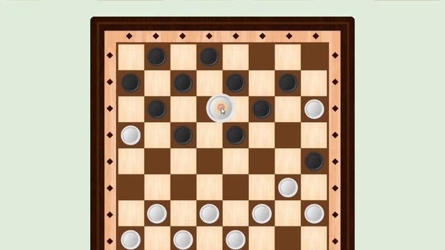 Русские шашки. Счет 1-0. Без проблем смотреть онлайн