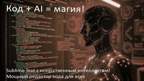 Код + AI = магия! Новый редактор, который помогает программировать