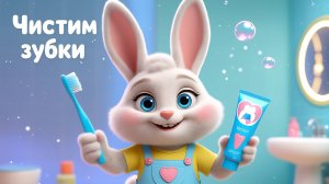 Чистим зубки вместе с Тошкой