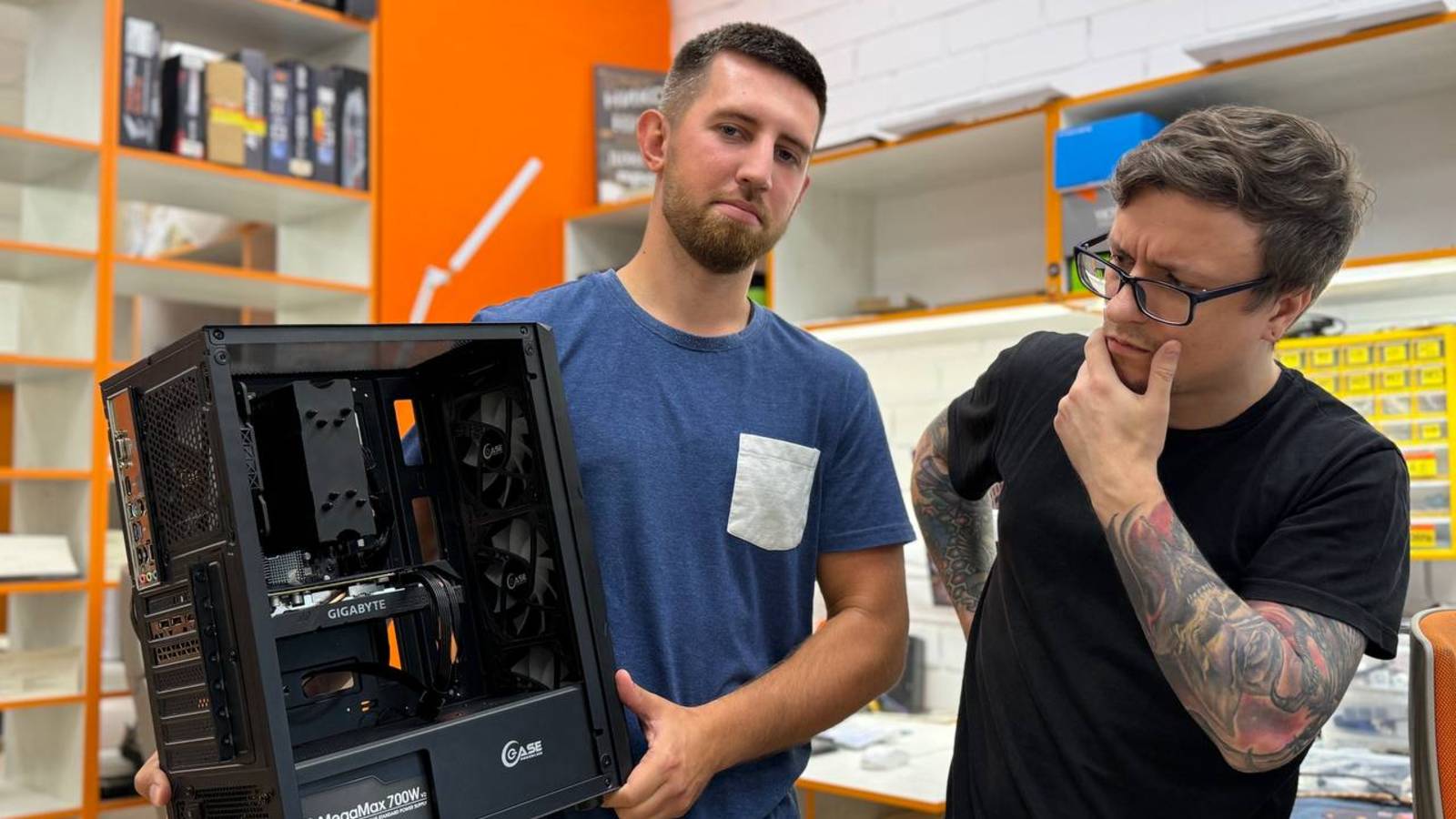 Клиент почистил свой ПК и он перестал выдавать картинку! #HappyPC смотреть онлайн