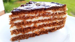 Простой и быстрый рецепт медовика без выпечки!