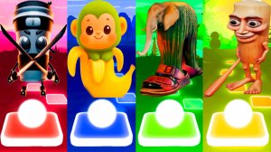 КАПУЧИНО АССАСИНО 🆚 ШИМПАНЗИНИ БАНАНИНИ 🆚 ЛИРИЛИ ЛАРИЛА 🆚 ТУН ТУН ТУН САХУР | Tiles Hop №31