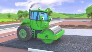 Экскаватор мультик | Строительная техника для детей - HeyKids