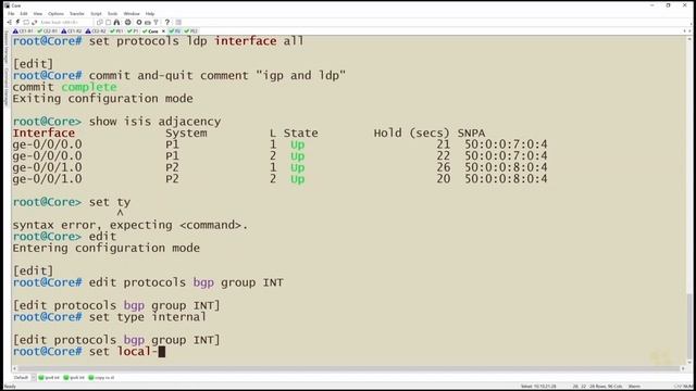 04. The Core MP-BGP смотреть онлайн