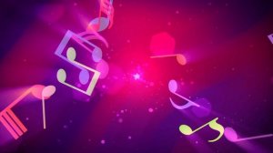 Ноты, фон розовый фиолетовый / Футаж