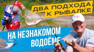 ДВЕ ДОНКИ на НЕЗНАКОМОМ водоёме. Разные подходы - РАЗНЫЕ УЛОВЫ!