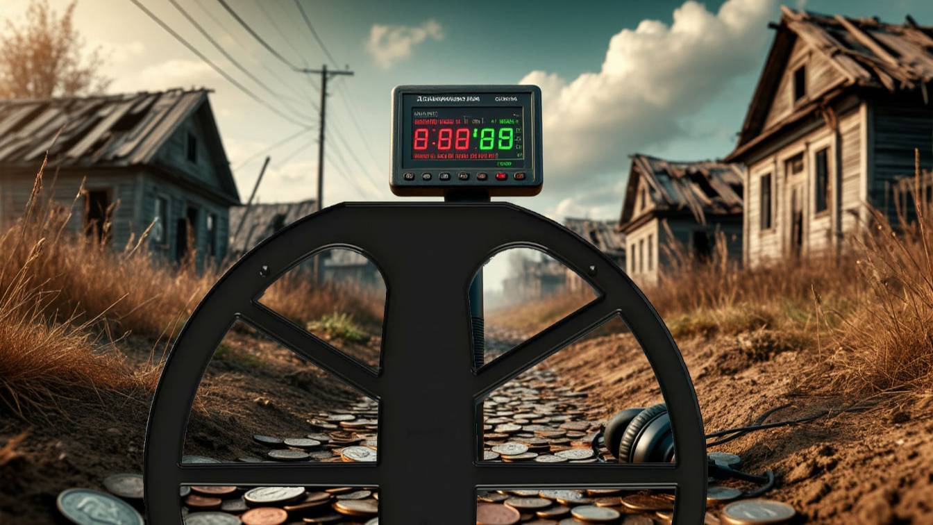 Поиск монет на железном поле, некогда бывшей деревни.🔍Поиск монет и кладов 2025 смотреть онлайн