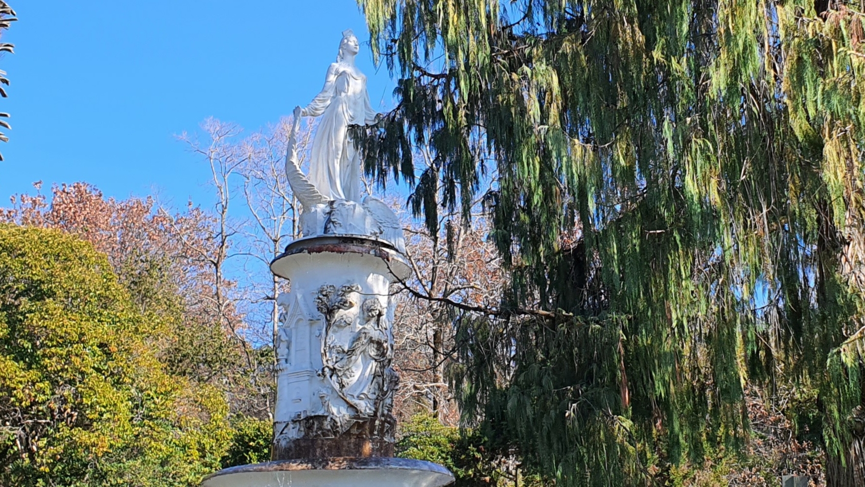 Дендрарий. Спускаемся вниз пешком. Изучаем разные уголки. Нам все интересно. Фонтан смотреть онлайн