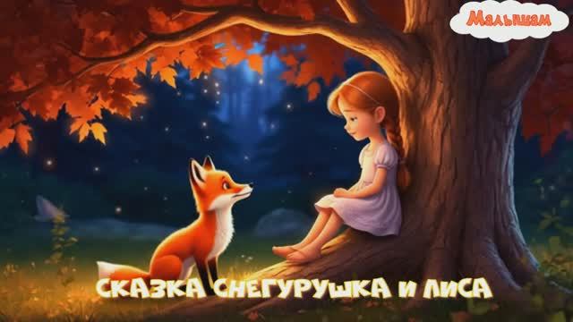 Сказка снегурушка и лиса мультфильм |АудиоСказка|народные|детские|рассказ|онлайн|мультфильм| смотреть онлайн