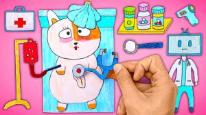 🐱 Спасаем бумажных котят 🏥 весёлый доктор в деле!