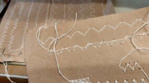 Настройка эластичные швы на швейной машине Veritas 8014/43